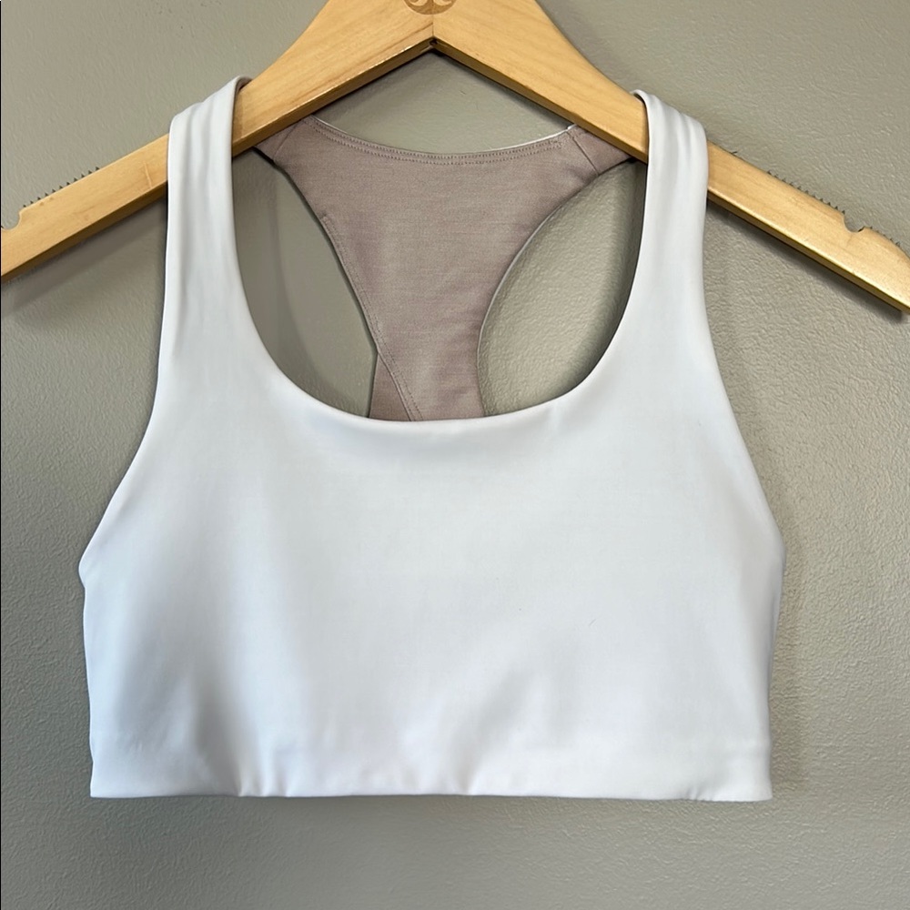 Lululemon Invigorate Bra *High Support B/C Cup Adjustable Clasp White